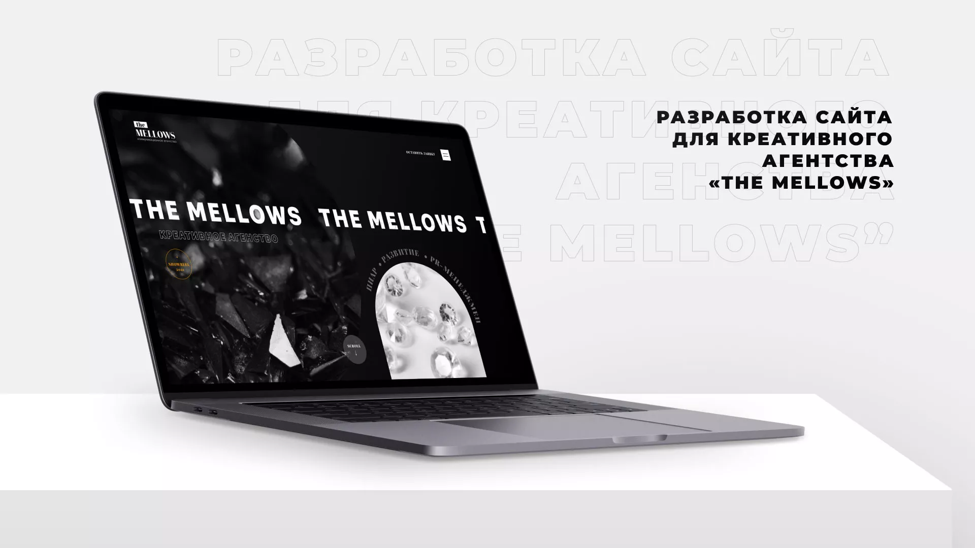 Разработка сайта креативного агентства «The Mellows» в Озерах