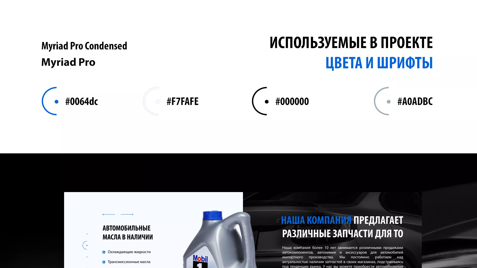 Разработка сайта магазина автозапчастей «М7» в Озерах