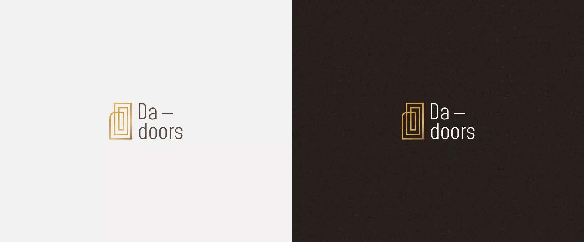 Разработка логотипа для компании «DA-DOORS» в Озерах